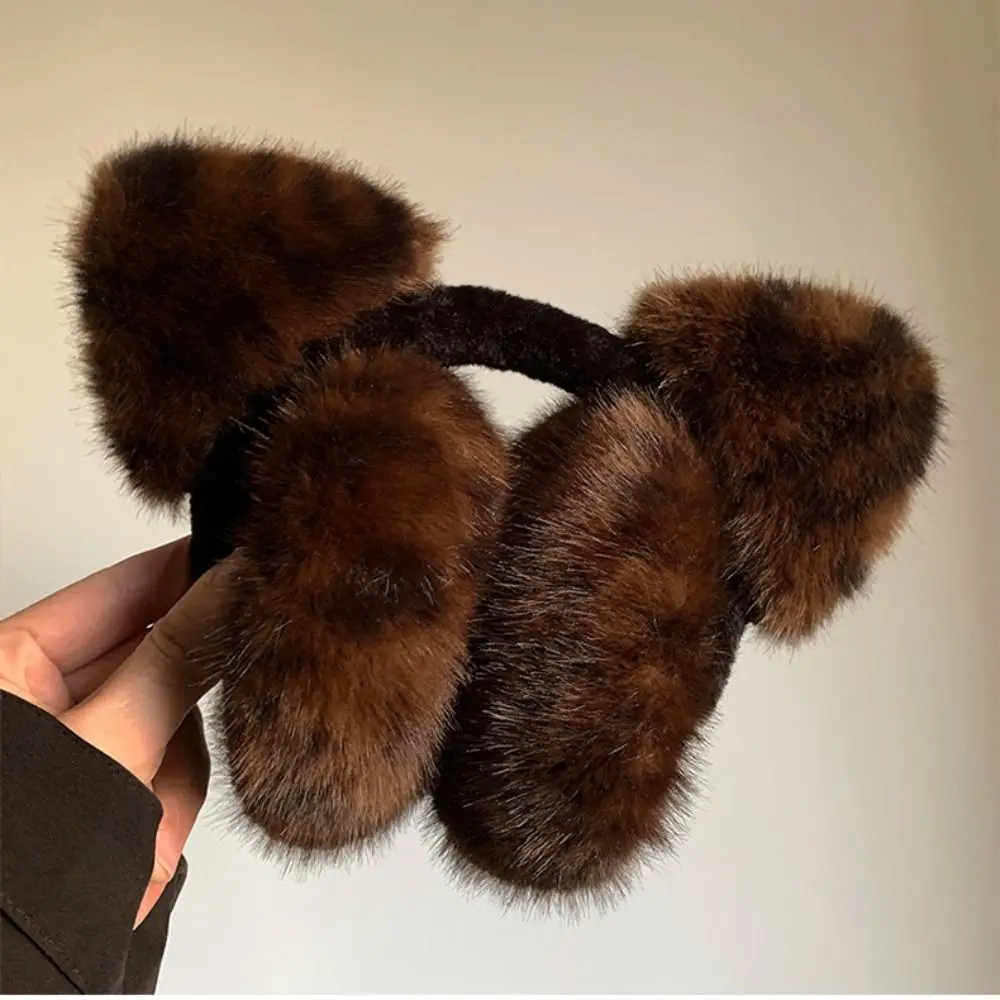 Cute Ear Cap Winter Cat Ears Earmuffs Y2k Folding Foldable Ear Cover Earflap Windproof Faux Fur Ear Muffs Girl