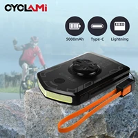 CYCLAMI RVL01 luz delantera de bicicleta IPX6 faros de ciclismo impermeables carga tipo C para XOSS IGS luces de ordenador carga