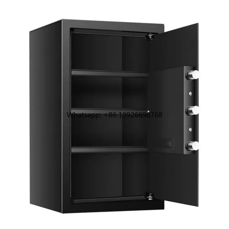 

Factory Direct Sale Black Electronic Lock Safe Box Key Lock for Jewelry & Document Storage manufacturer