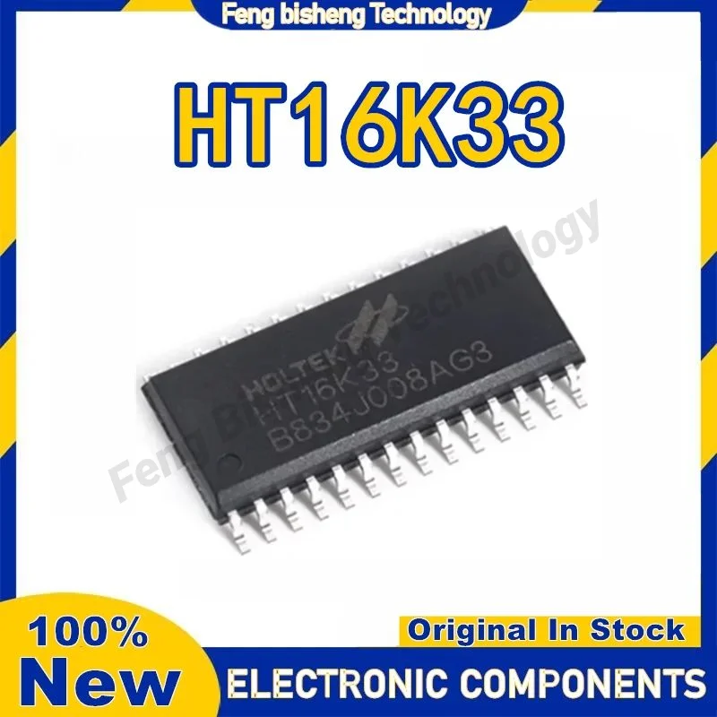 

5PCS HT16K33 SOP-28 IC Chip 100% New Original in stock