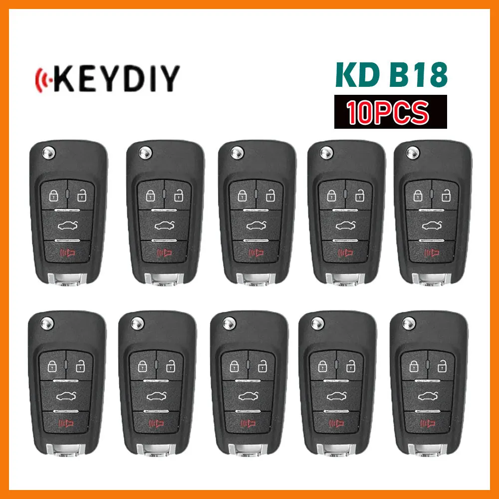 

10pcs Keydiy KD B18 Universal Remote Key for Hyundai Style 3 Buttons Remote Smart Key for KD900 KD-x2 KD Mini Key Programmer