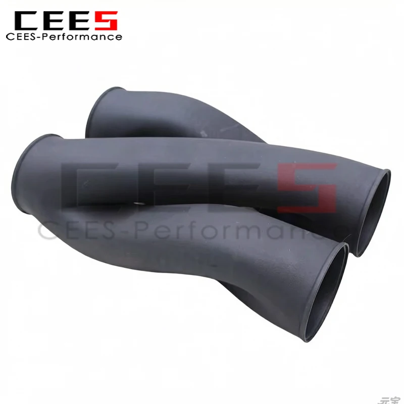 CEES Stainless Steel Electroplated Black Z Pipe for All Car Models 2.25Inches/2.5 Inches/2.75 Inches/3 Inches 316 Exhaust System