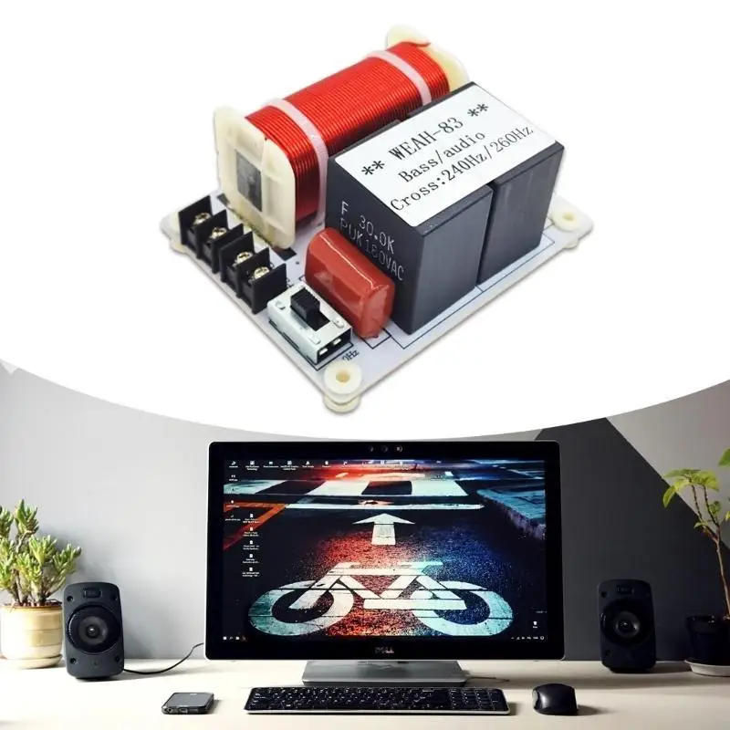 

Speaker Frequency Divider Module Bass Hi-Fi Crossover Filter Distributor Board for DIY Speaker