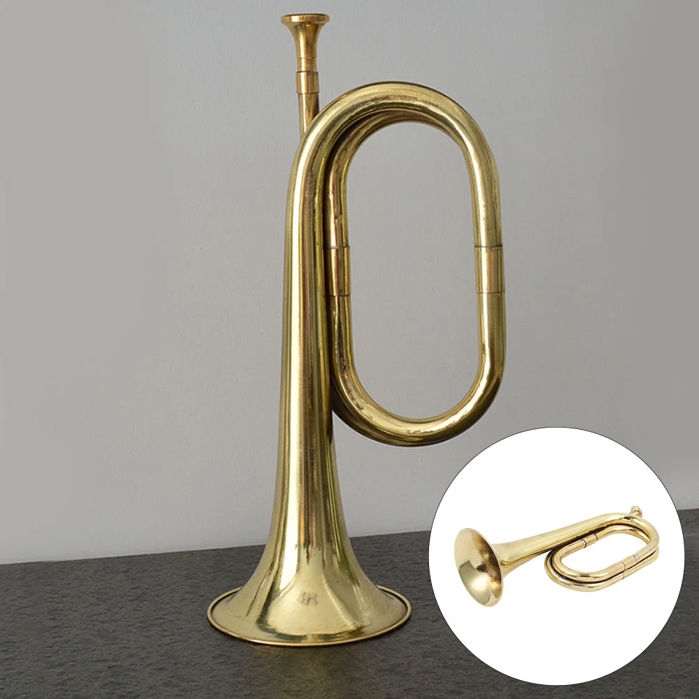 Professional Trumpet Portable Traditional Wind Musical Instrument Copper Alloy Trumpets Bugle For Beginners Student Gift