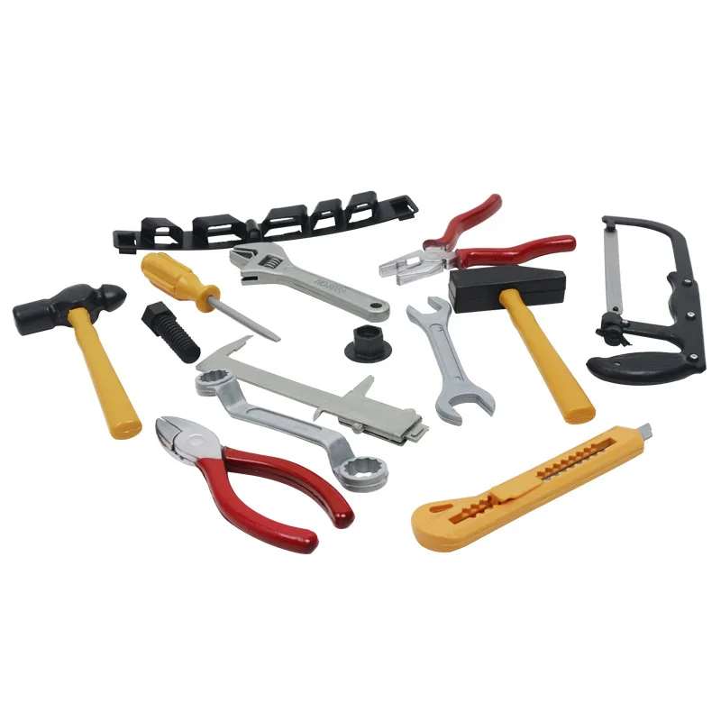 14 قطعة أدوات إصلاح البلاستيك مجموعات الالعاب محاكاة الهندسة إصلاح أدوات التفكيك لعب الأطفال ألعاب المنزل