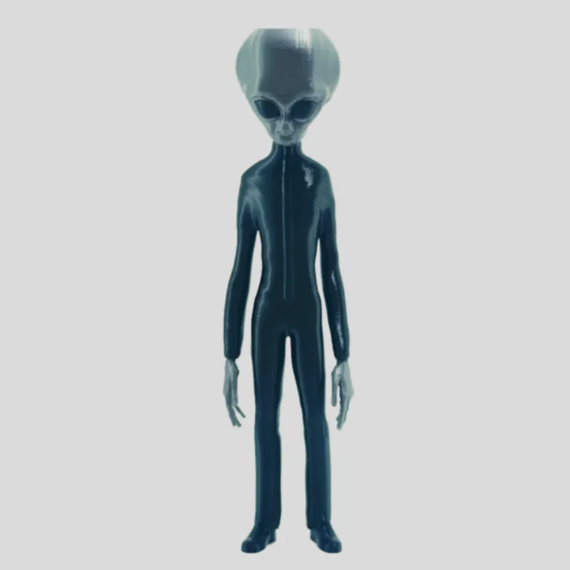 Mainan Figur Aksi Alien Manusia Masa Depan Asli Asli Mainan Anak-anak Mainan Hadiah Ornamen Anime Patung Detail Kualitas Tinggi Alien