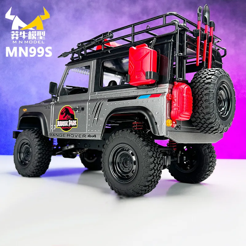 Jurassic Dinosaur Edition MN MODEL 99S Volledige schaal afstandsbediening auto RC model terreinwagen 4WD klimmen speelgoedauto jongen cadeau