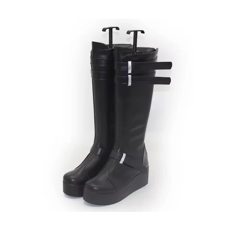 

Обувь для косплея в стиле аниме Amo Empool, женские милые комбинированные ботинки из искусственной кожи для Хэллоуина, карнавала, вечеринки, Рождества