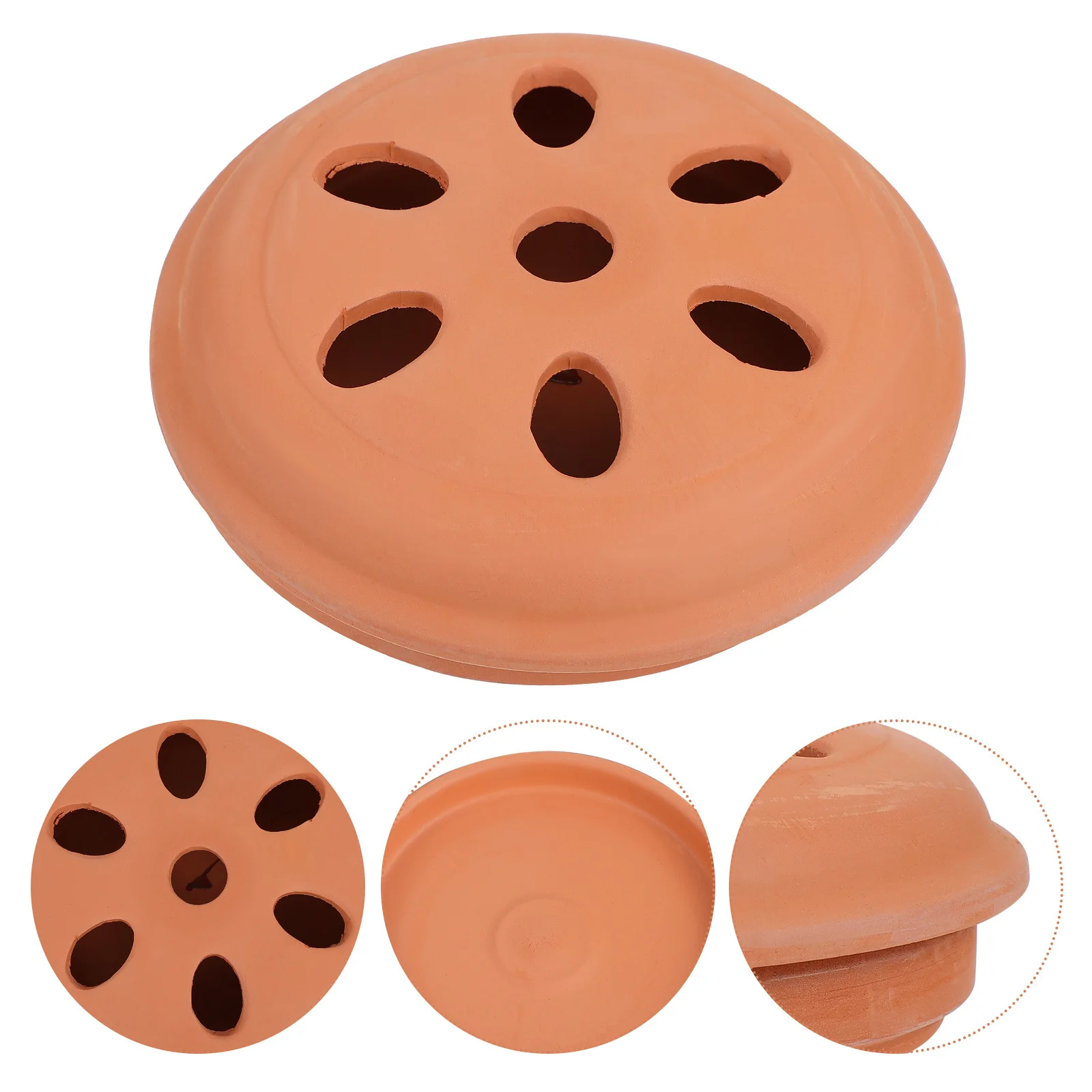 

2Pcs Hollow Incense Burner Terracotta Holder for Home Outdoor Camping Burner Holder Stand