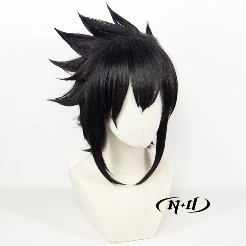 ND Sasuke Uchiha Cosplay perruque postiche Anime Cosplay perruque de cheveux pour Comic Con Coser Costume thème fête résistant à la chaleur