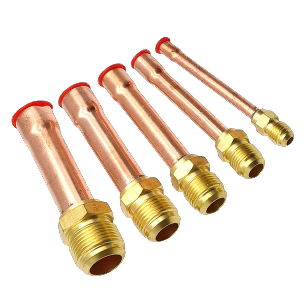 Copper Tube Brass Pipe Fitting Connector Adapeter 45 Degree For Air Conditioner 2/3/4/5/6 Points -20 To 120℃ Pipe Joint HVAC Too