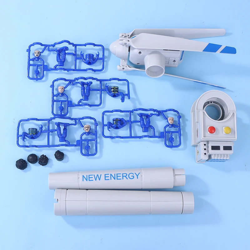 لعبة محاكاة نموذج توربينات الرياح للأطفال - مجموعة علوم كبيرة #6