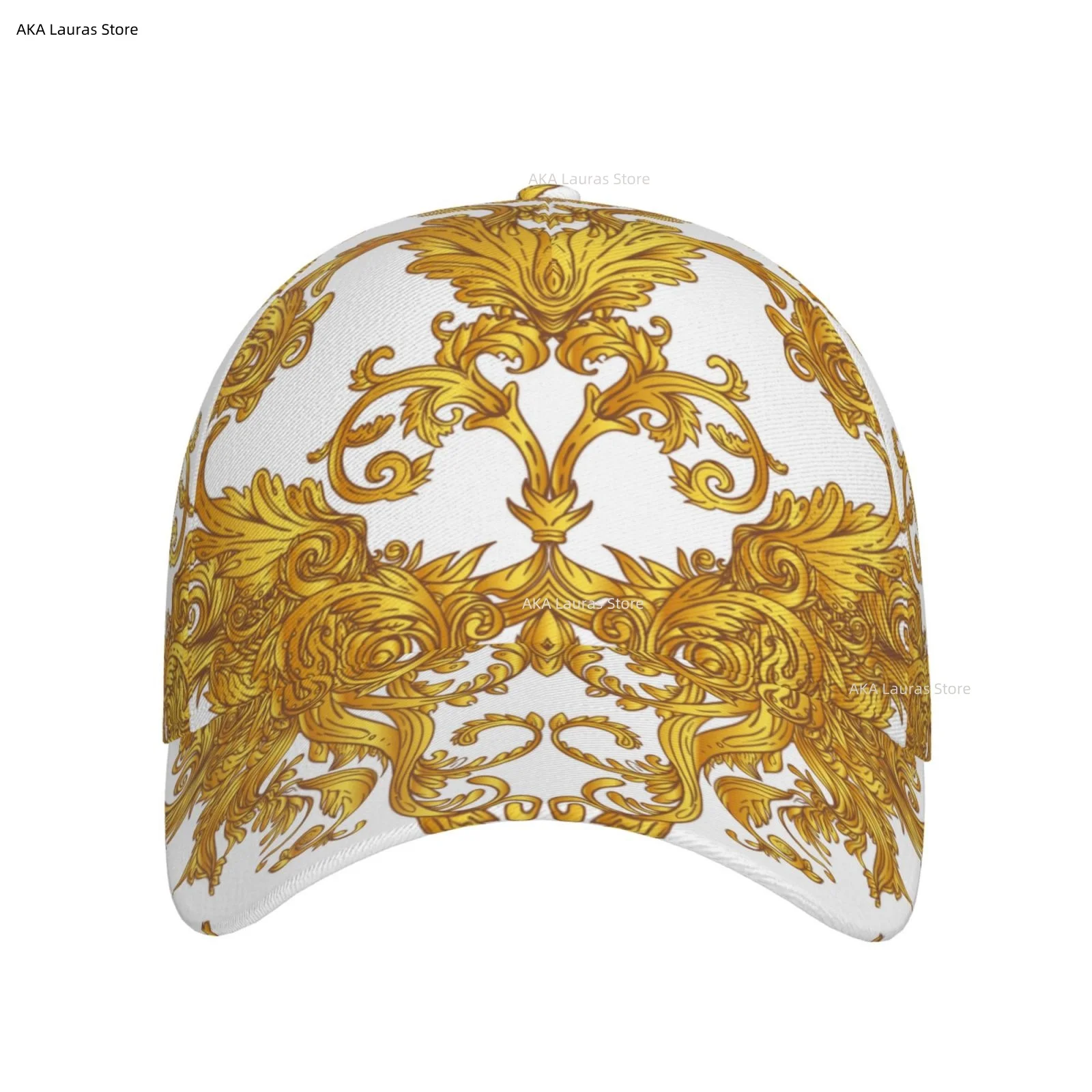 Golden Baroque Outdoor Sport Caps Baseball Hat Men Women Visor Cap Baseball Cap Street Hip Hop Caps golf hat men