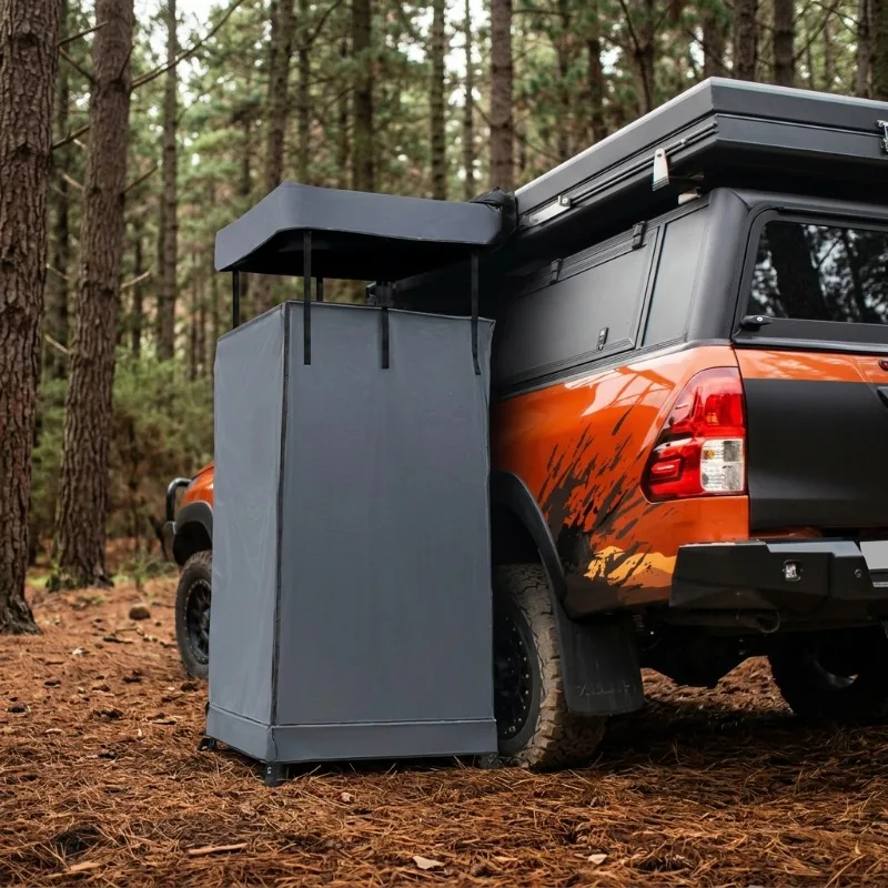 Waterproof Roof Top Tent Shower Room 4x4 Car Side Changing Room for Camping