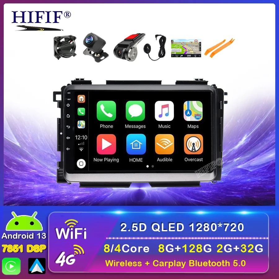 

For Honda Vezel HR - V HRV HR V 2015 - 2017 Car Radio Multimedia Video Player Navigation stereo GPS Android 13 No 2din 2 din dvd