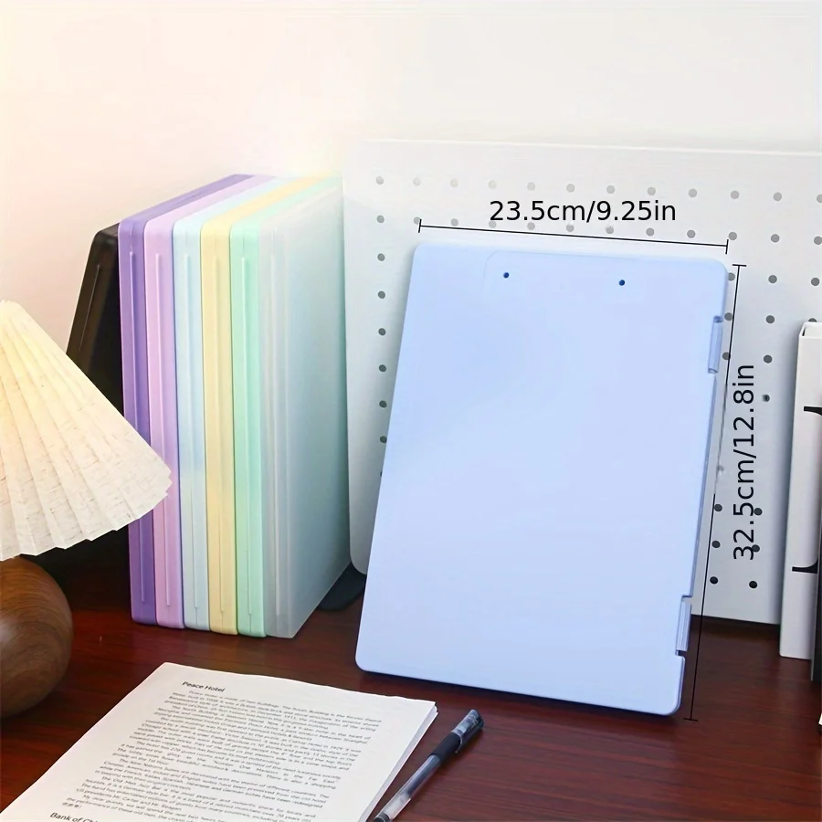 A4 Transparent Data Storage Box, Folder, Large Capacity, Multifunctional Student Test Paper, Book, Graduation Certificate, Archi view 3