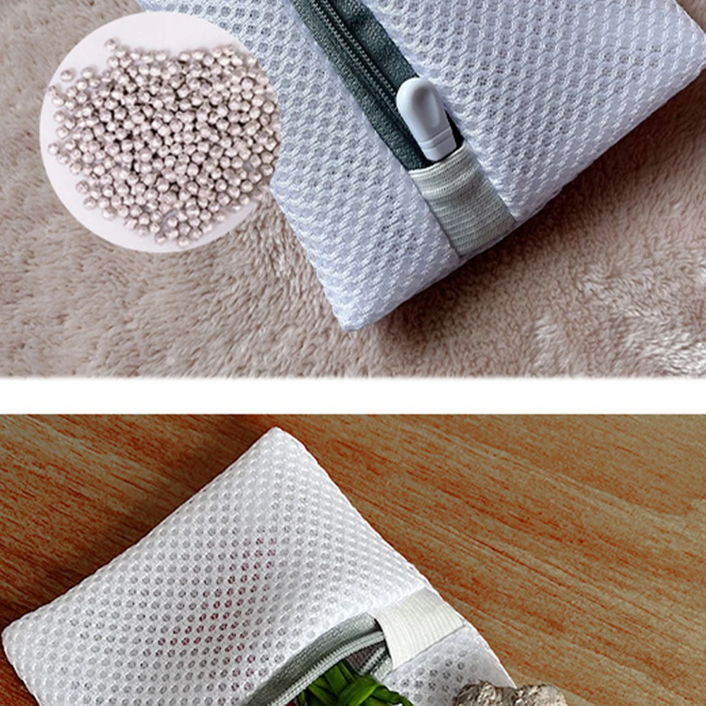 4 عبوات من أكياس تخزين جراب الغسيل مع شبكة بوليستر متينة لسهولة إذابة جراب الغسيل والحماية