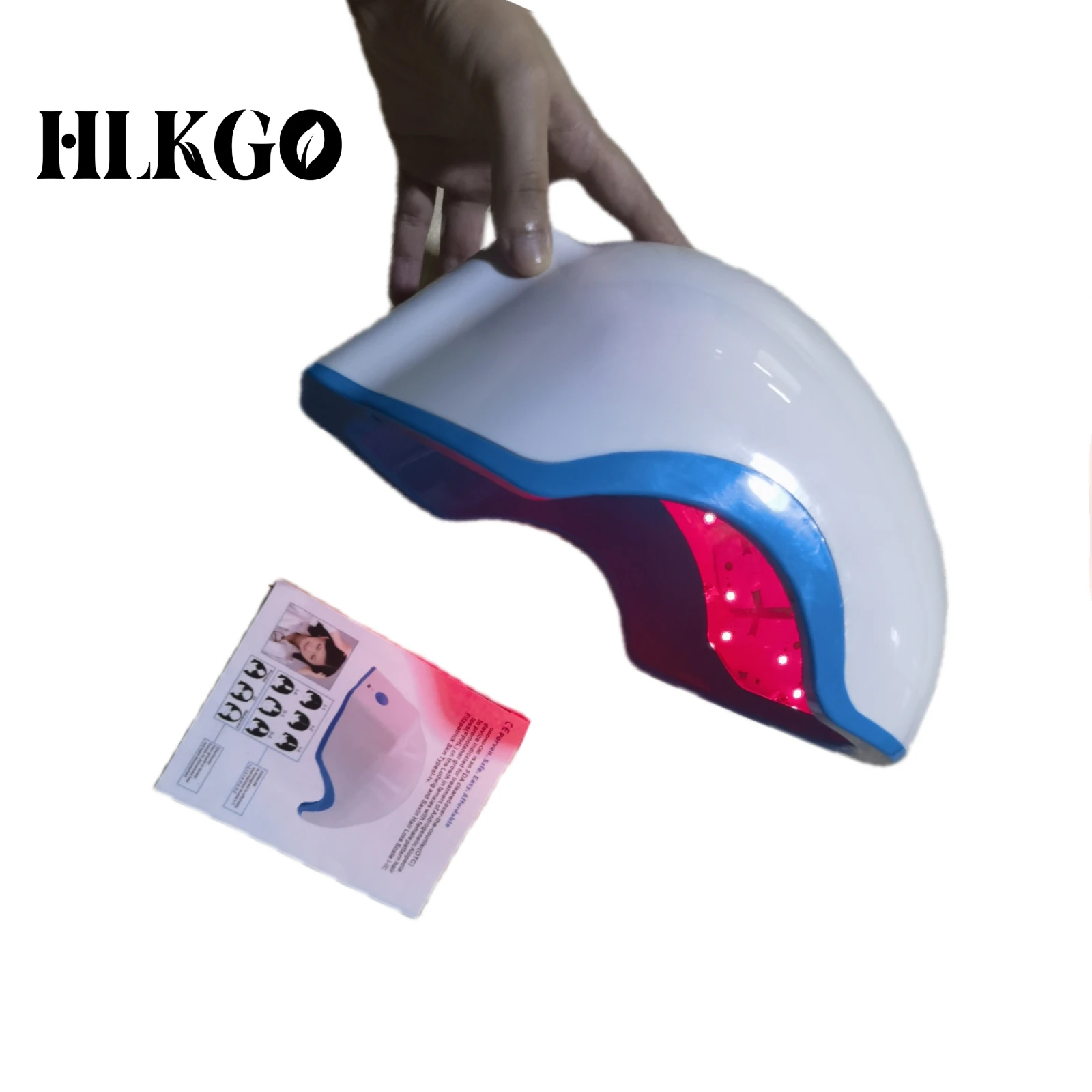 

Anti Hair Loss Laser Helmet - LED & Infrared Light for Faster Hair Regrowth & Scalp Relaxation (Wireless & Portable)