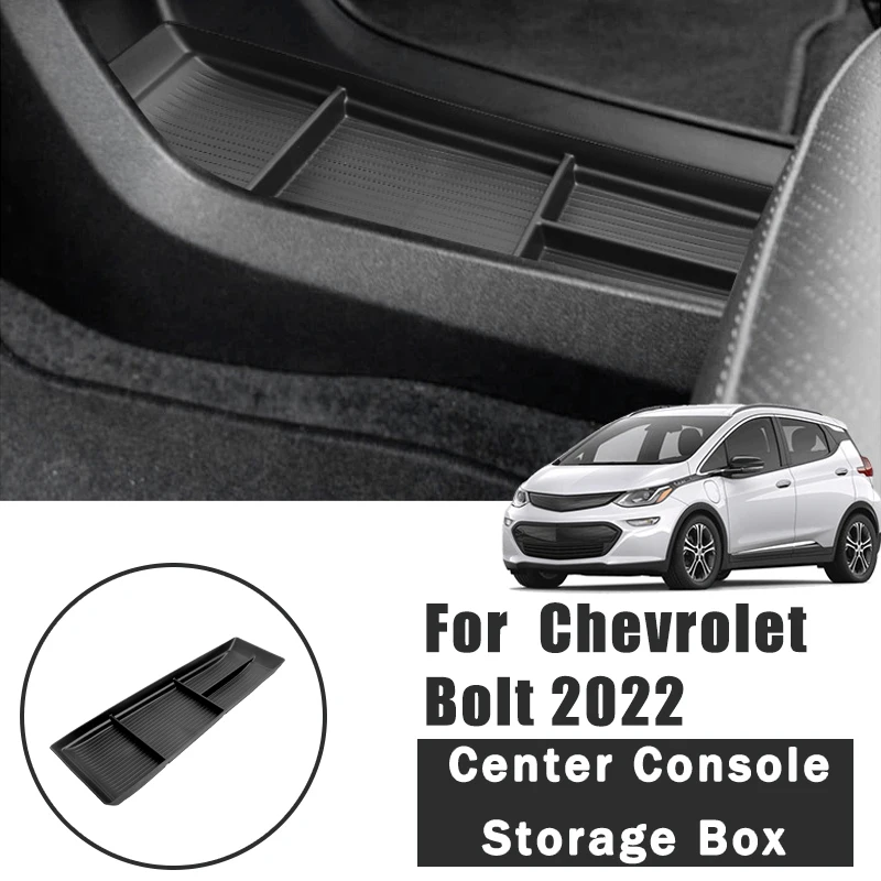 

For Chevrolet Bolt 2022 Center Console Storage Box Stowing Tidying Organizer Box Car Interior Accessories Supplies