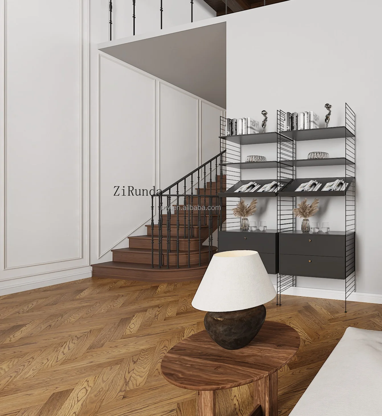 Customized version 14mm oak herringbone quality natural brushed color modern engineered floor