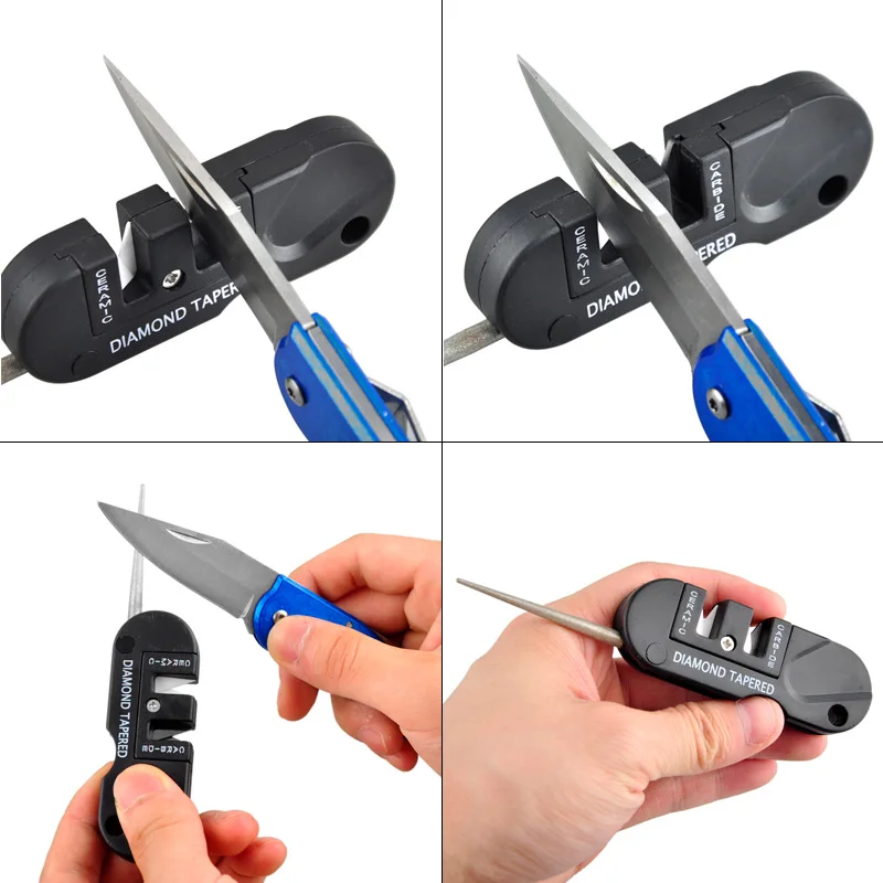 Whetstone Sharpen fish hook Portable Multipurpose outdoor Multiuse Sharpener Multitool multifunction Pocket multi Tool Camp