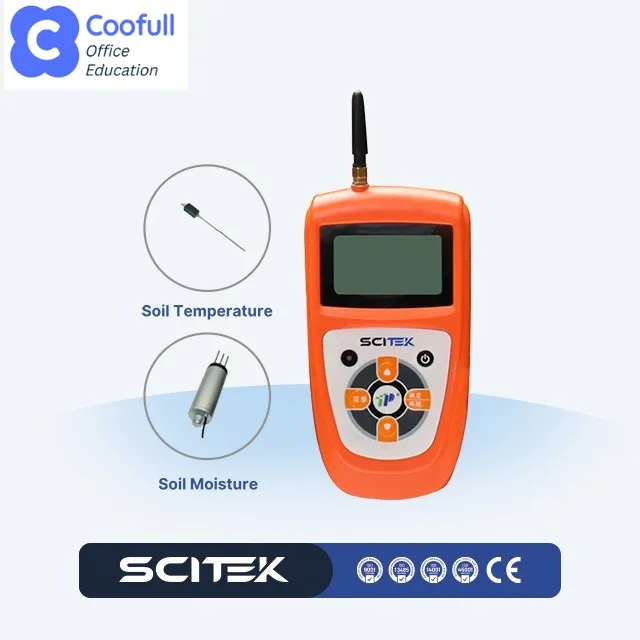 SM-2XG -40C~120C Multi-parameter Soil Moisture Meter LCD Built-in Lithium Battery 18-Month Warranty for Laboratory