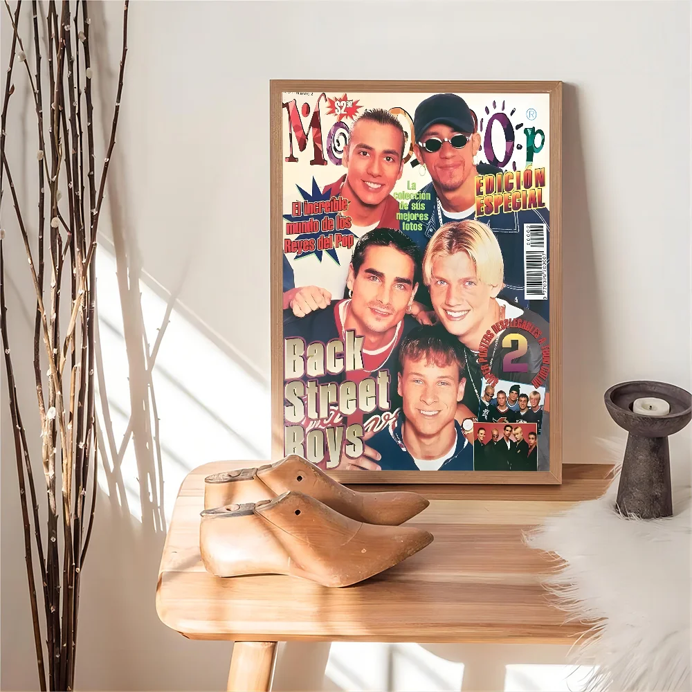 Backstreet Boys Movie Sticky Posters Retro Kraft Paper Sticker DIY Room Bar Cafe Aesthetic Art Wall Painting