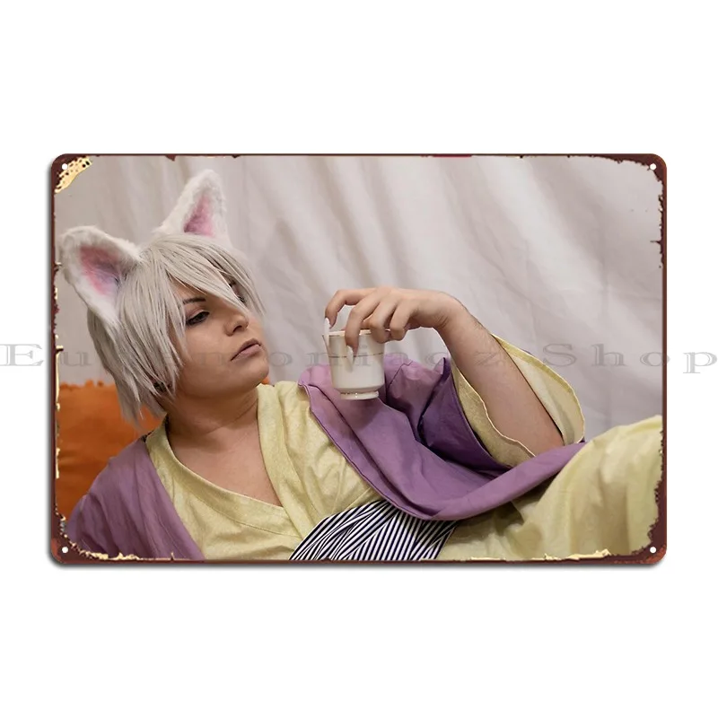 Kamisama Kiss Tomoe Cosplay Metal Sign Cinema Funny Wall Decor Printed Wall Decor Tin Sign Poster