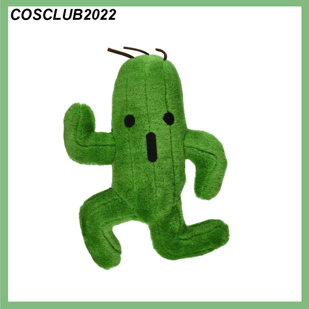 Final Cos Fantasy FF Cactus Plush Toys Fantasy Props Green Plant Plushies Soft Stuffed Kids Kawaii Brithday Gifts