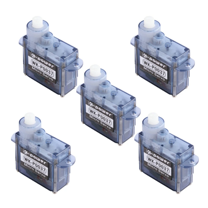 5PCS K-power P0037 Analog Servo 3.7g / 0.85kg-cm Plastic Gear Coreless servo Mini/Micro Servo for RC Airplane