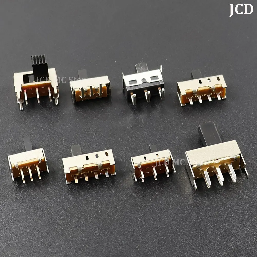 

10PCS SS13F06 SS/SK-22 Slide Switch Slide Gear Fluctuation Band 2/3 File Single Double Horizontal Mini Horizontal Power Supply