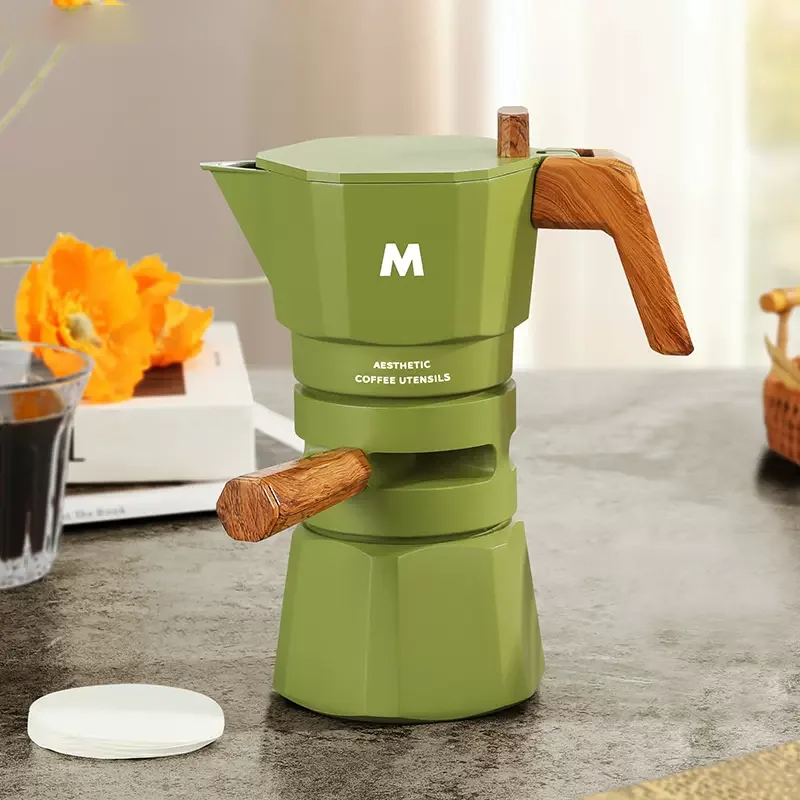 Кофеварка для эспрессо с двойным клапаном, 120 мл