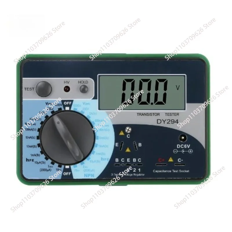 DY294 Digital Transistor Analyzer Tester Semiconductor Diode Triode Capacitance Voltage Tester