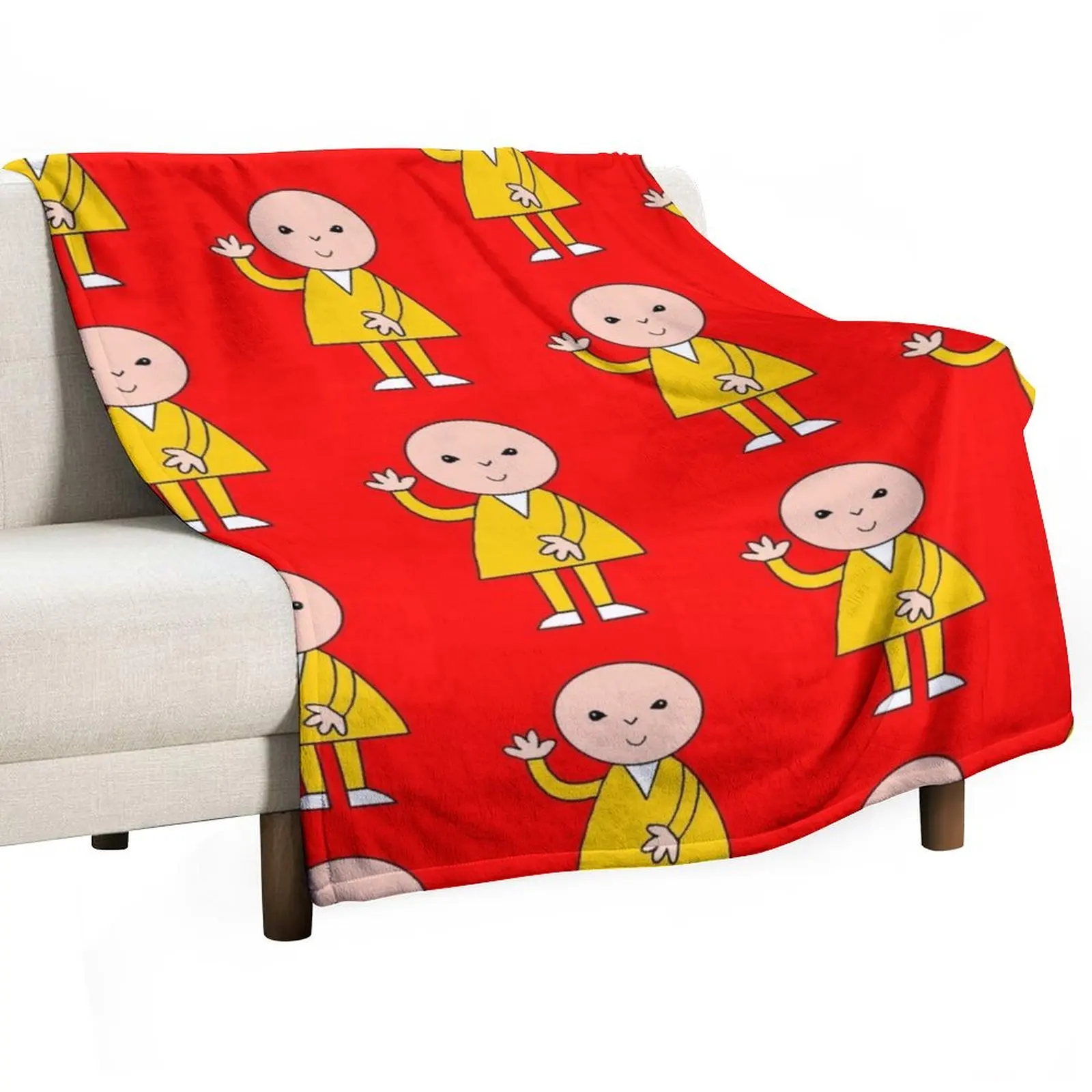 

Bod cartoon retro Throw Blanket christmas decoration Furrys Flannel Fabric for sofa Blankets