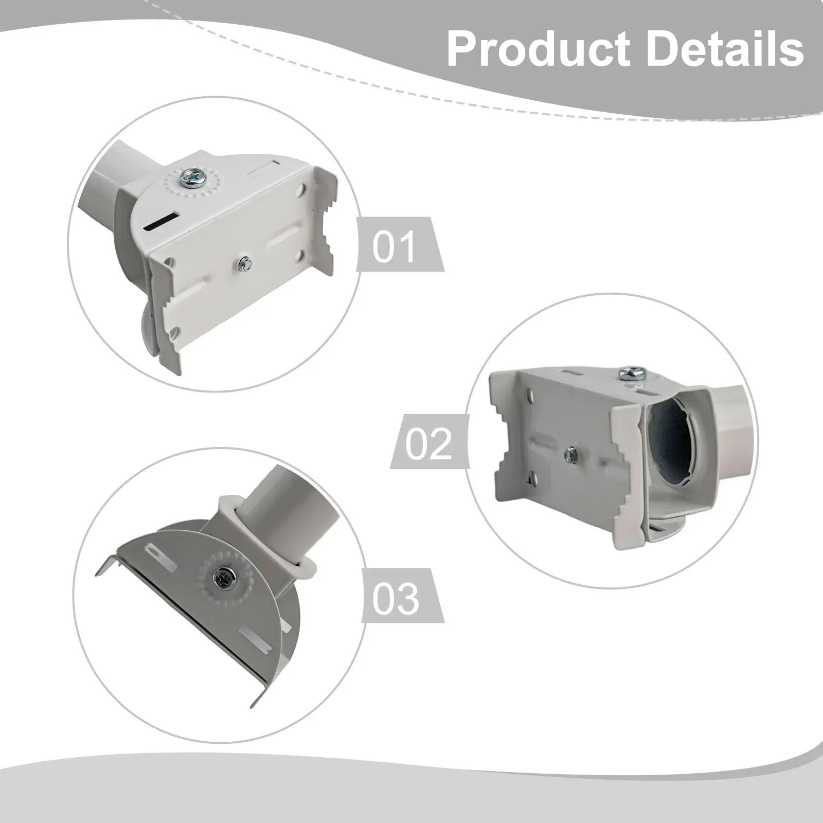 Bridge Bracket Monitoring Equipment Bracket 180 Rotation Easy To Install Smooth Exterior Size Subject To The Actual Object