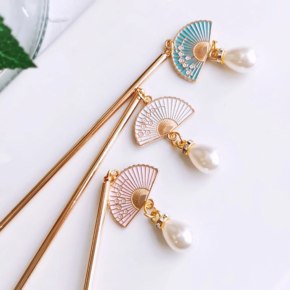 

3pcs Chinese Stick Vintage Metal Hairpin For Bun Chignon Pin Women Accessories Bun Hair Holder Decorative Hair Sticks For Girls