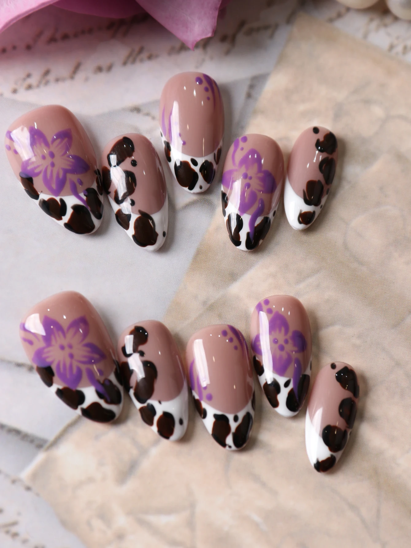 10Pcs Press on Nails Short Mil - đánh giá và giá Nail Adhesive Tab