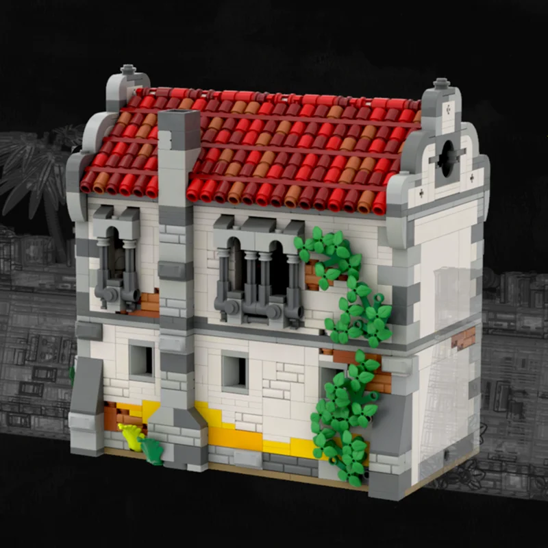 القراصنة القلعة نموذج Moc قوالب بناء القراصنة Barracks نموذج التكنولوجيا وحدات الالعاب العملاقة لتقوم بها بنفسك تجميع هدايا عيد الميلاد #2