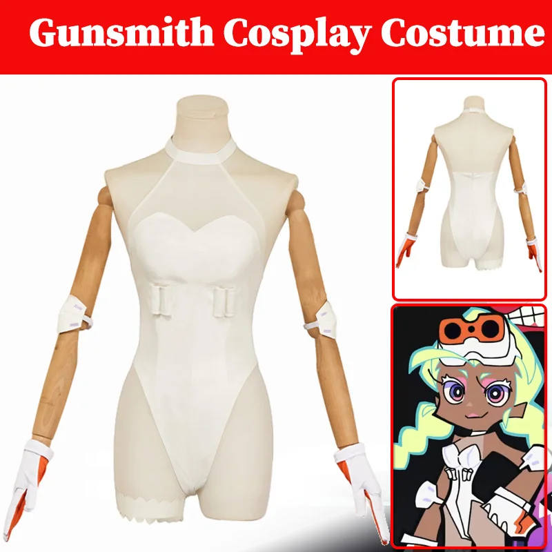 

Костюм для косплея Gunsmith, аниме, трусики, чулки с подвязками, маскировка, ролевая женская форма, перчатки, реквизит для рук, Хэллоуин
