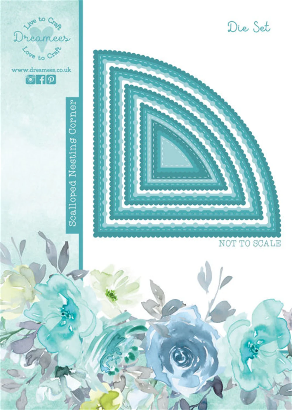 

Bonbon Blossoms Pretty Pearls Nesting Corner Arch Die Set Metal Cutting Dies Stamps DIY Scrapbook Diary Card Mold March 2026 New