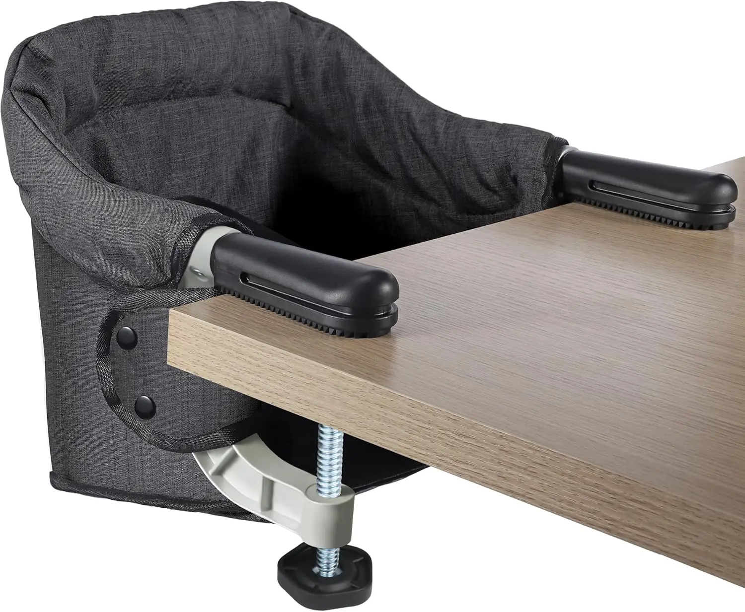 

Portable Foldable Hook-On High Chair for Babies & Toddlers 6-36 Months, Up to 37 lbs, Black
