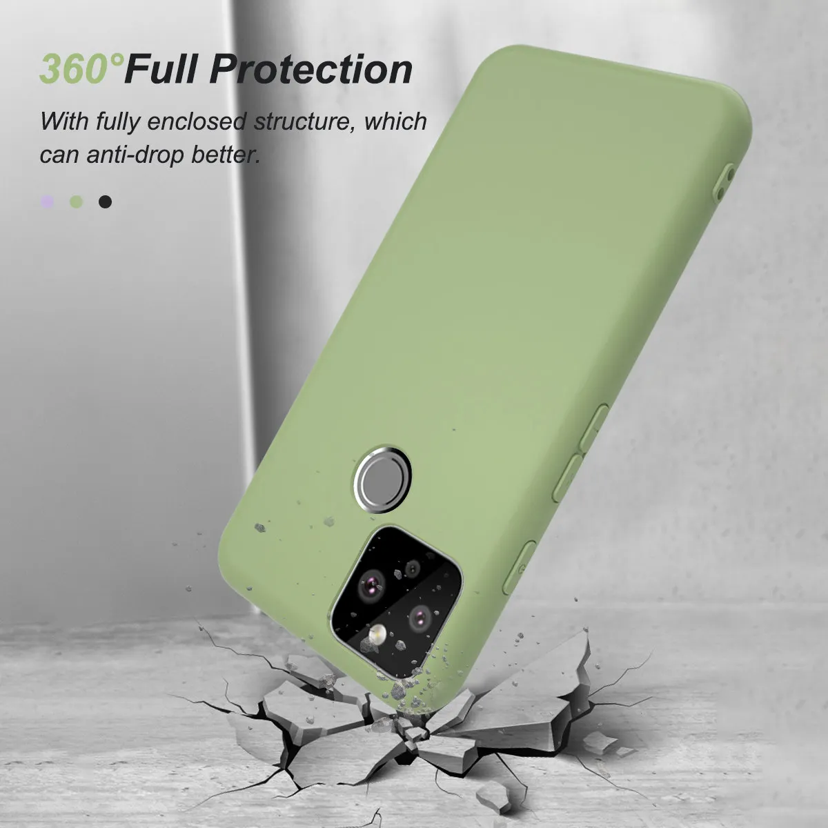 Slim Liquid Silicone Phone Case Protective Soft Flexible Cover Waterproof Drop Resistant Shell Cases for Mobile Phone view 5