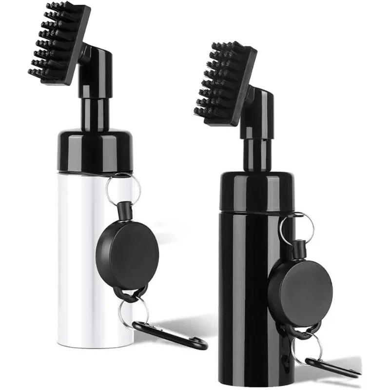 Portable Groove Tube Cleaner Brush Golf Club Cleaning Brush Golf Club Cleaner Tool Spray Bottle Golf Brush Golf Accessories