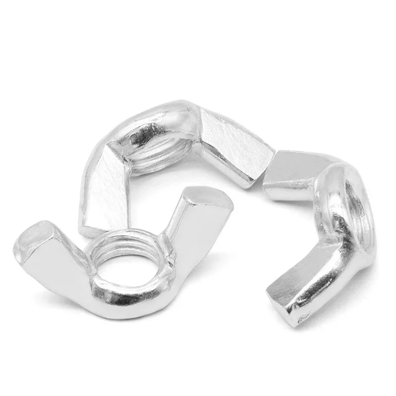 Butterfly Nuts 1/2 1/4 3/8 3/16 5/16 Inches Carbon Steel Wing Nut Fastening Nut 2/3/5/10pcs