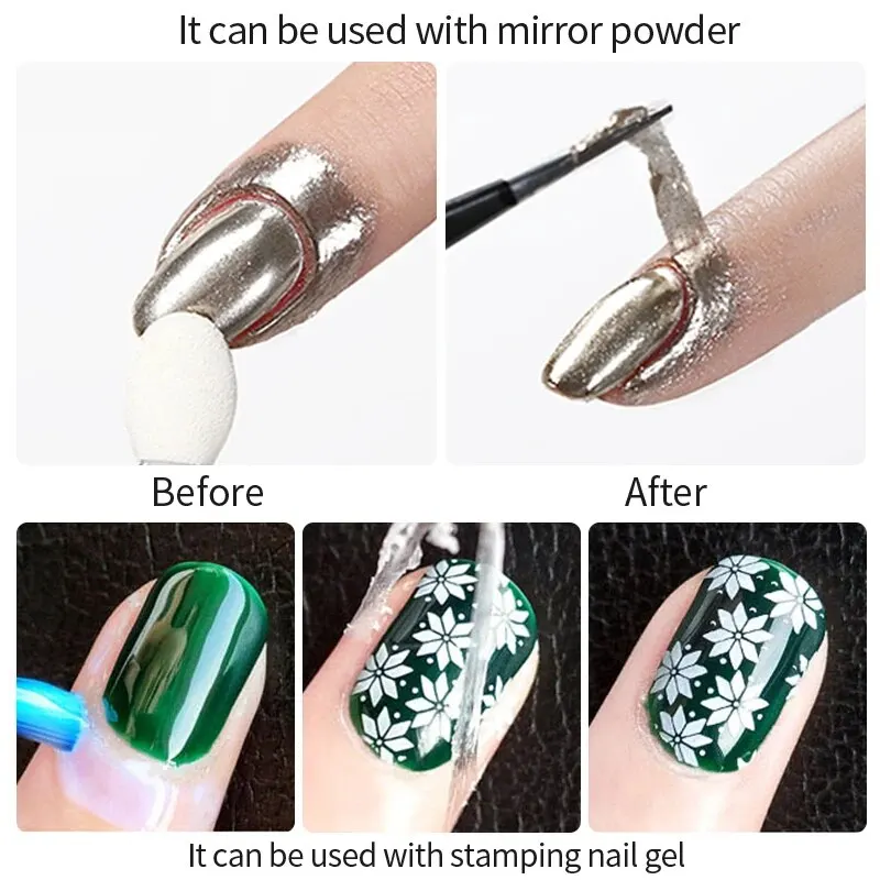 AWStorG 15ML Peel Off Latex Nail Polish Liquid Protect Anti-spill Fast Dry Odor-free Nail Edge Skin Care Protector For Nail Art image 5