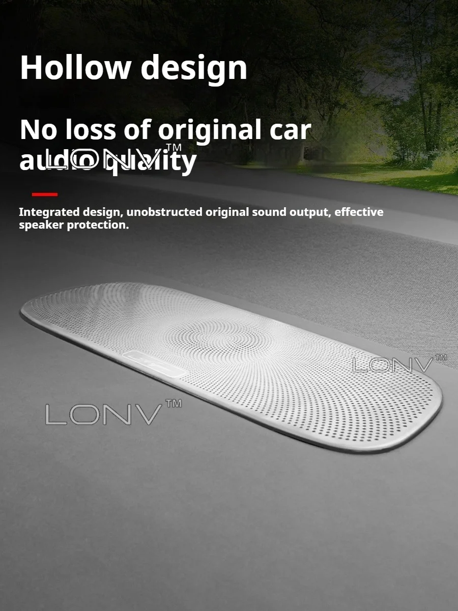 For Xpeng X9 2026 2027 Car Pillar A Tweeter Side Door Stereo Speaker Audio Sound Frame Glove Box Cover Trim Accessories