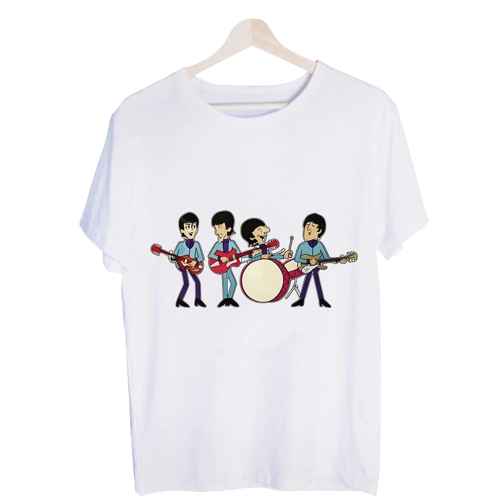Men's Music Band Graphic Tee, Short Sleeve Crew Neck T-Shirt for Casual Streetwear and Music Lovers