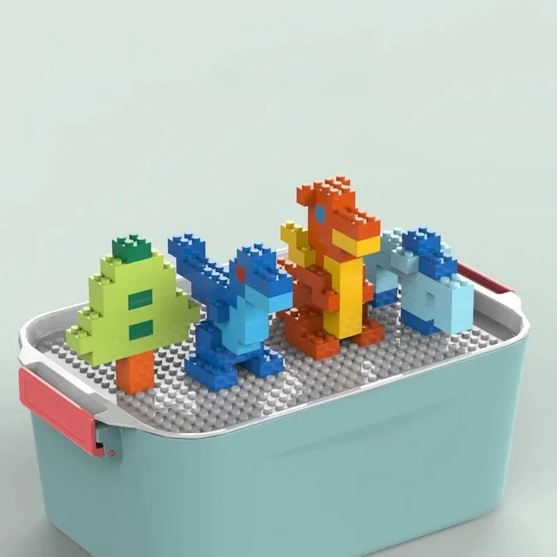 Children's Building Blocks Plastic Storage Box Early Education Puzzle Kids Particle Stacking Toys Sorting Ability Training