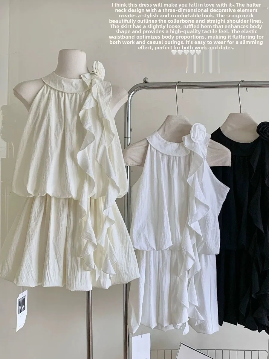 

Повседневная женская юбка-кейк с высокой талией, корейская версия, с эффектом похудения, с дизайнерскими вставками, короткая, в корейском стиле