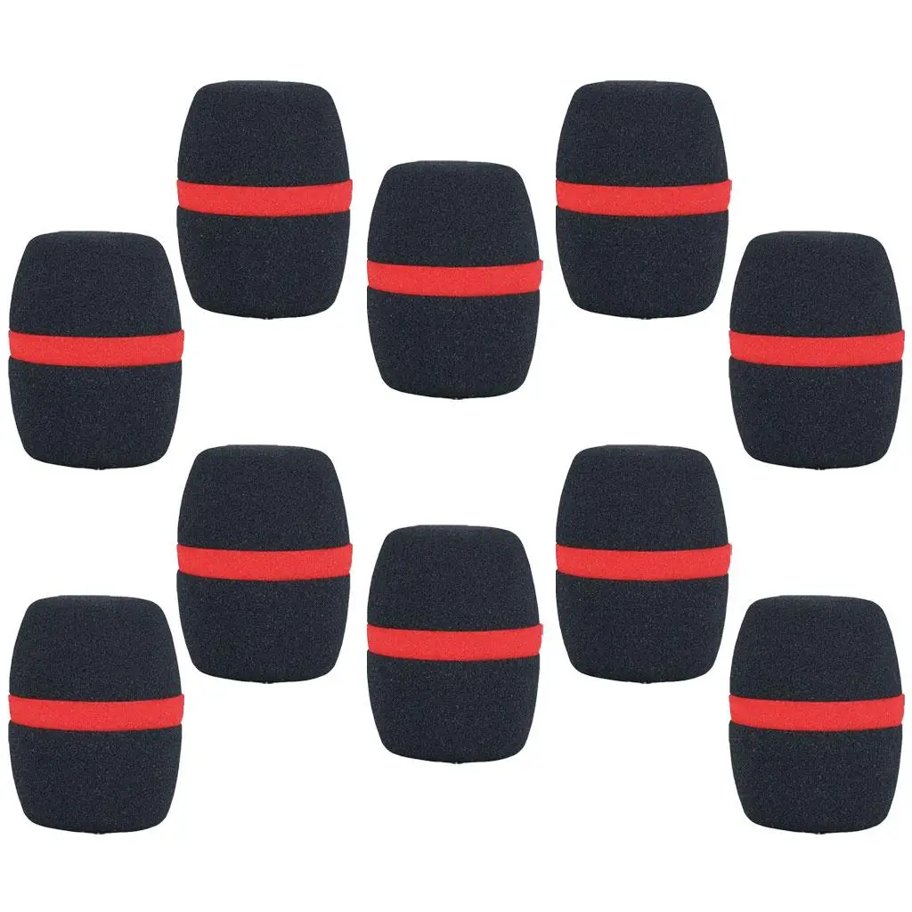 Black Sponge Microphone Windscreen Wind Noise Filter Mic Foam for Karaoke Sound Mixer Use